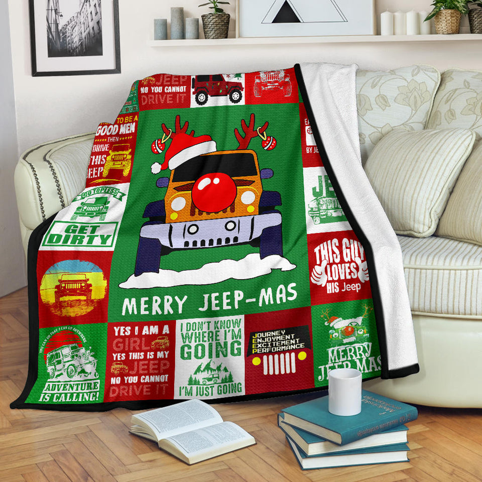 Merry Jeep-Mas Blanket copy