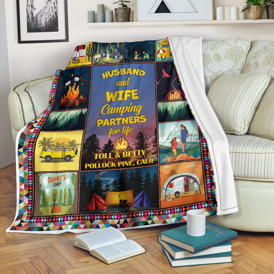 Husband and Wife Camping Partners for Life