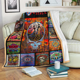 Grateful Dead Quilt Blanket