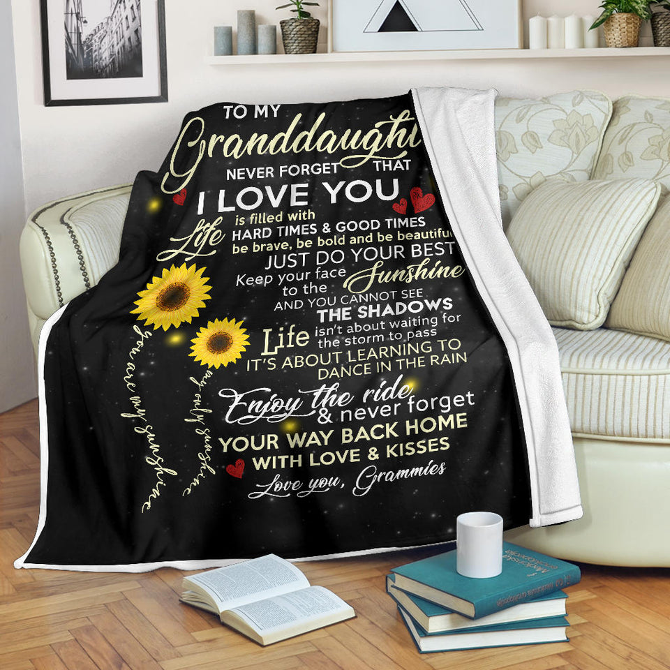 to My Granddaughter Never Forget That I Love You