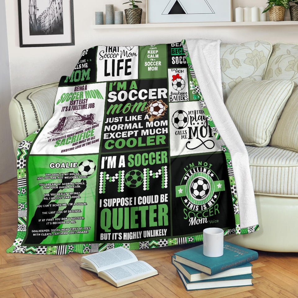 I Am The Soccer Mom Blanket
