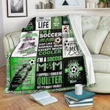 I Am The Soccer Mom Blanket