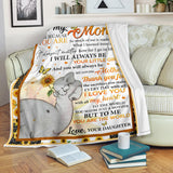 to My Mom I Am Because You are Sunflower