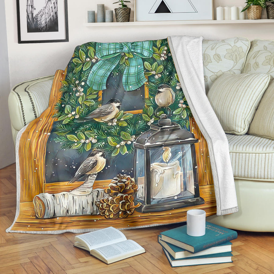 Bird Christmas Blanket copy