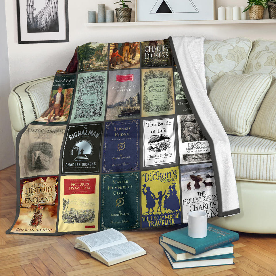 Charles Dickens Books Quilt copy