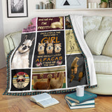 Love alpaca blanket