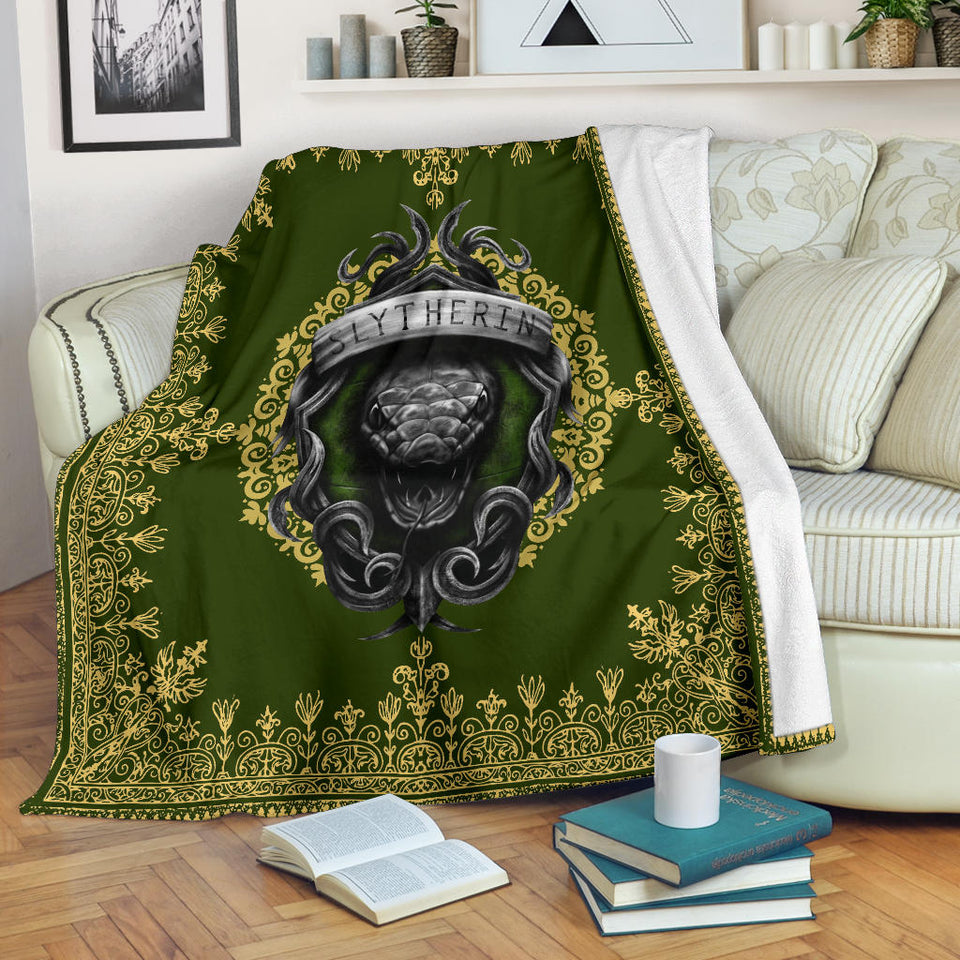 Mandala The Slytherin Snake Harry Potter Blanket copy