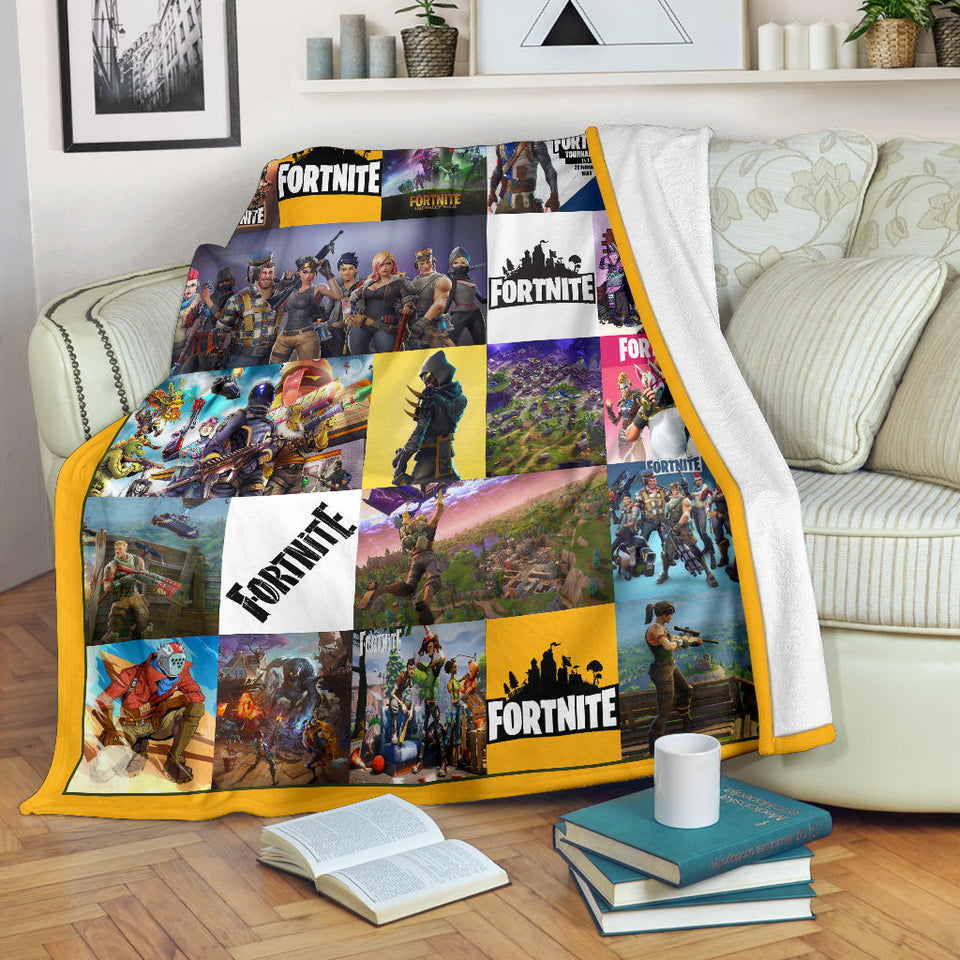 Fortnite 3D Quilt Blanket