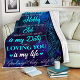 To My Gorgeous Wife Blanket
