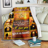 to My Wife Blanket, To My Wife I Wish I Could Turn Back The Clock - I Love You Romantic Gifts Birthday Wedding Anniversary Presents for Wife from Husband Kids - PL