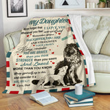 To My Daughter Air Mail Blanket copy