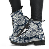 Handmade Shoes Women, Sugar Skull Boots, Womens Skull Boots, Handcrafted Boots, snow Boots Women, Rain Shoes, Platform Combat boot
