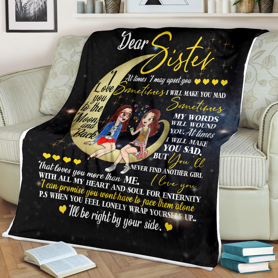 Dear Sister at Times I May Upset You 3D Pattern Custom