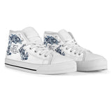 Hand-painted Converse All Star sneakers, custom Alice in Wonderland