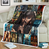 Pirates of the Caribbean Blanket Jack Sparrow