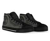 Grey Tree of Life, Handcrafted boots high top