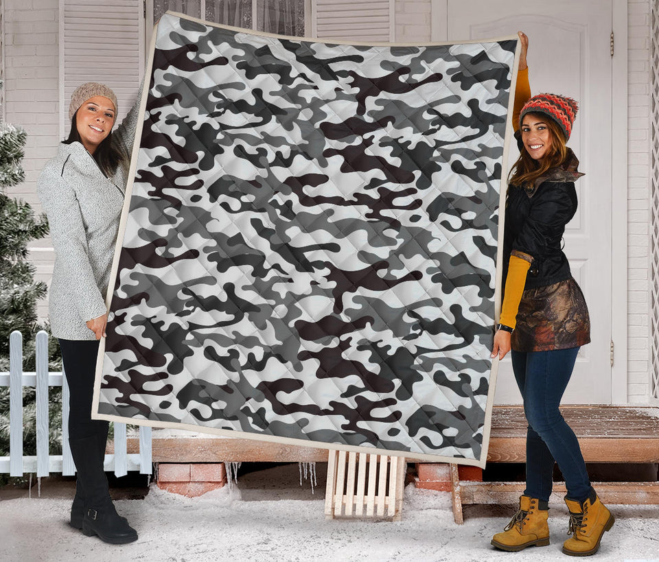 Grey Camouflage Gray Camo Pattern