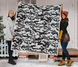 Grey Camouflage Gray Camo Pattern