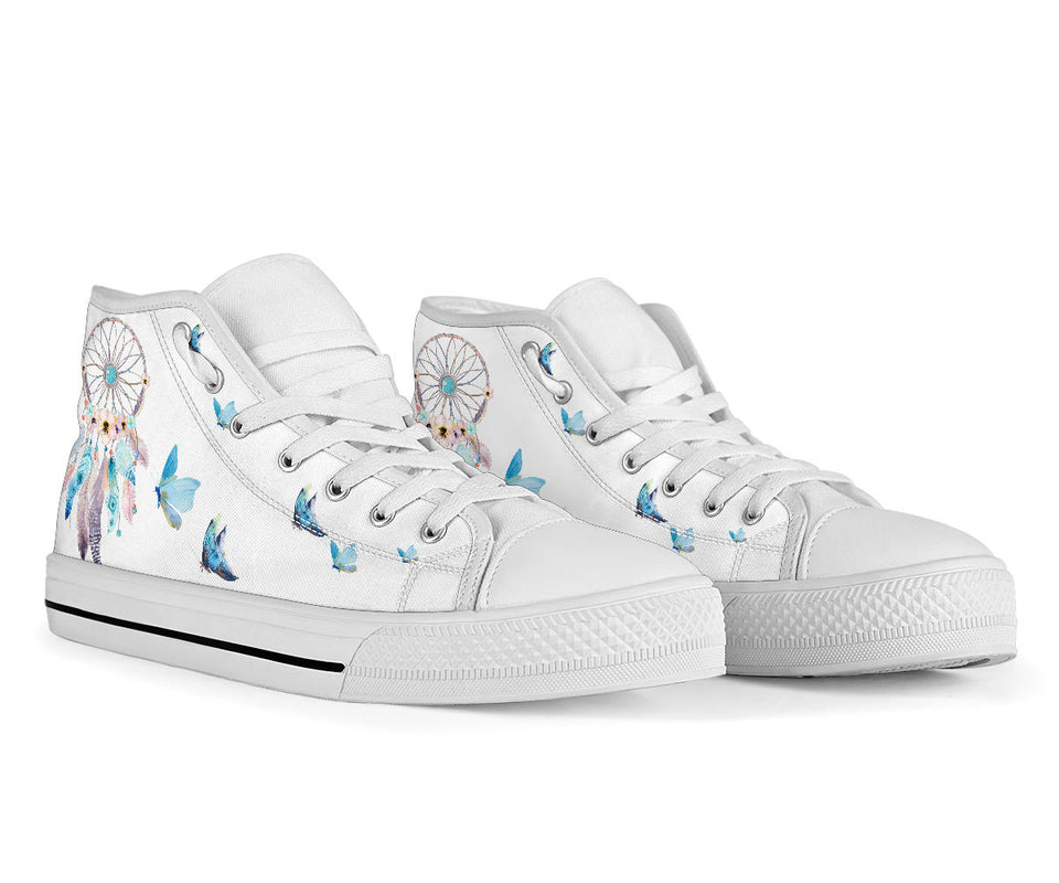 Floral Deer painted shoes Dreamcatcher Hand Painted Shoes