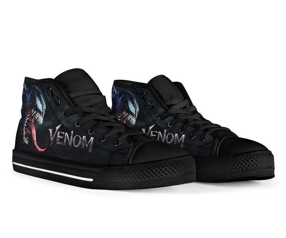 Venom High Top Shoes, Alien Symbiote 3D Unisex Shoes, Venom Sneaker