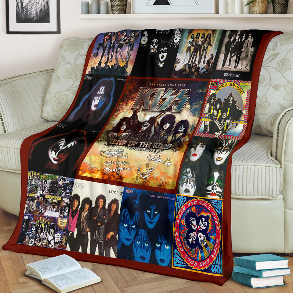 Kiss Blanket Kiss End Of The Road World Tour Quilt