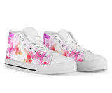 Colorful Abstract Art Butterflies High Top