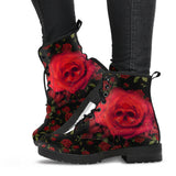 Rose Skull, Womens Leather Boots, Skull Shoes, Ankle Boots Women, Winter Shoes, Womens Rain Boots, Boho Boots, Walking Boots Women