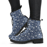 Flower Fractal, Handmade Boots, Leather Boots Women, Hippie Festival