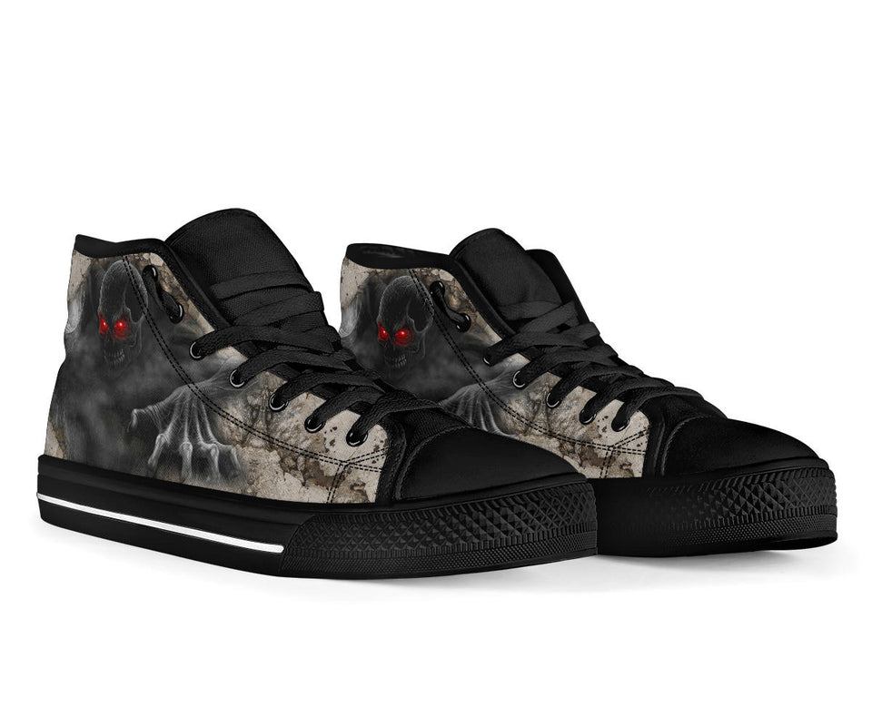 Skull Shoes for Men Fashion Sneaker High Top 4