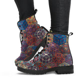 Mandala Boxes, Polar Boots, Multi Colored, Lace Up Boots, Women's Boots