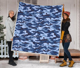 Blue Camouflage Camo Pattern
