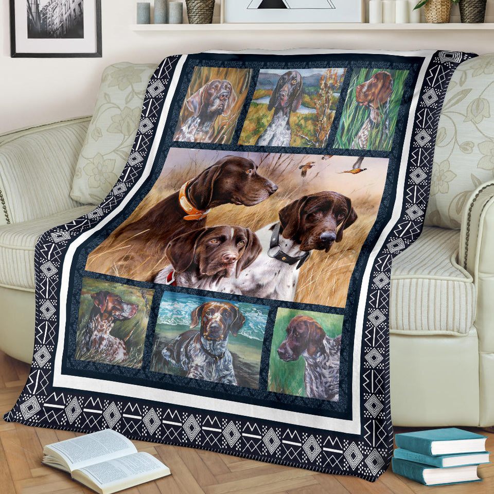 german shorthaired pointer blanket