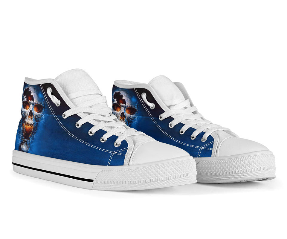 Skull Shoes for Men Fashion Sneaker High Top 1