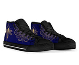Golden Dragonfly, Lotus Mandala Boots high top