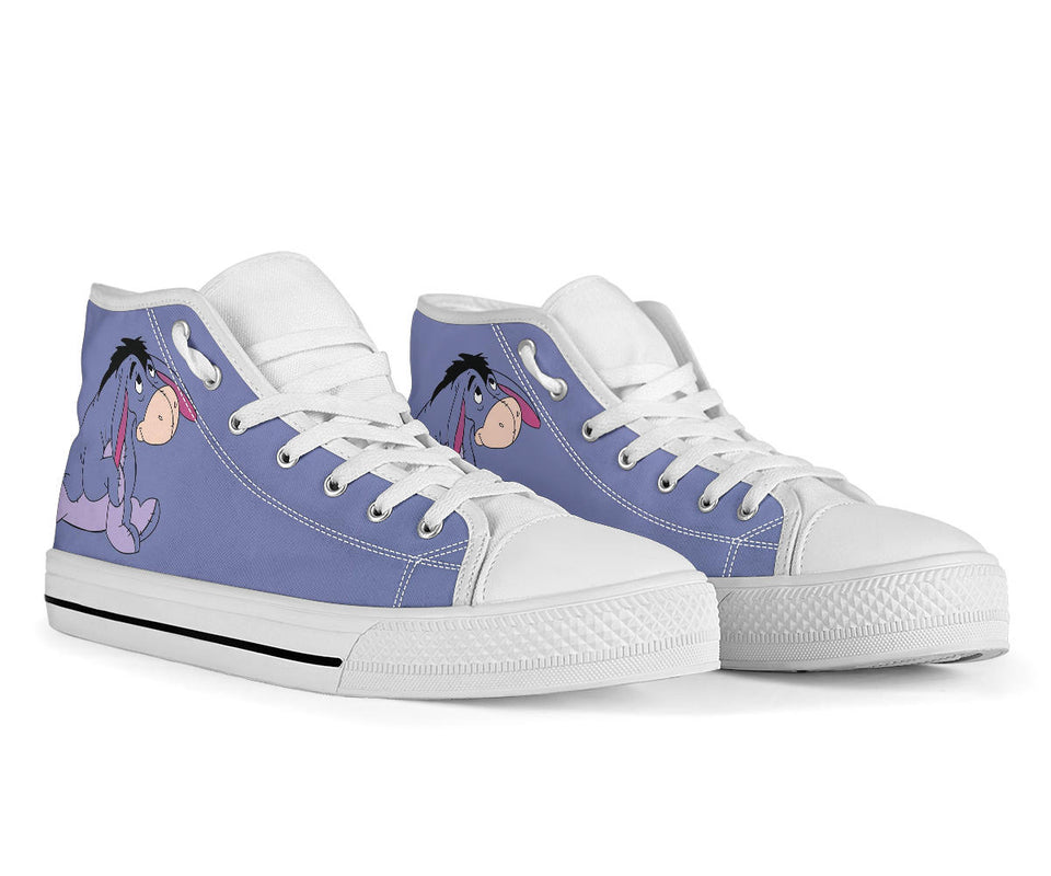Eeyore Shoes, Eeyore Winnie The Pooh Converse Style Shoes