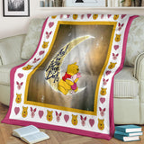 Pooh Blanket I love you to the Moon and back