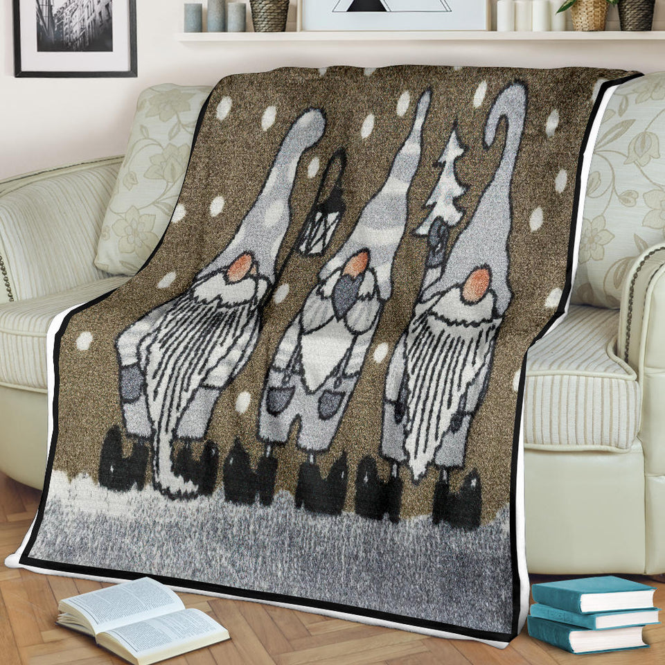Christmas Gnomes Blanket