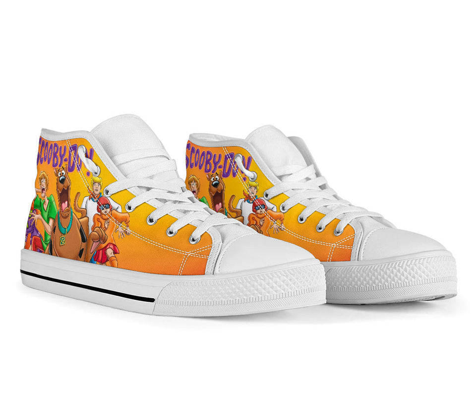 Scooby Doo Custom High Tops white