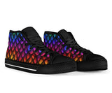 Dragon Scale, Bright Colorful high top