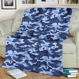 Blue Camouflage Camo Pattern