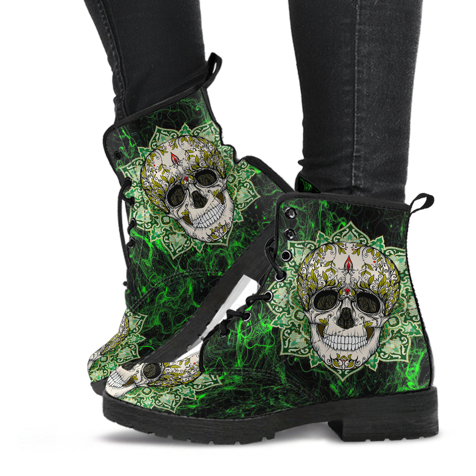 Mens Womens Leather Boots, Womens Skull Boots, Vegan Boots Women, Ladies Shoes, Winter Boots Women, Rain Boots Womens, Combat Boots Women