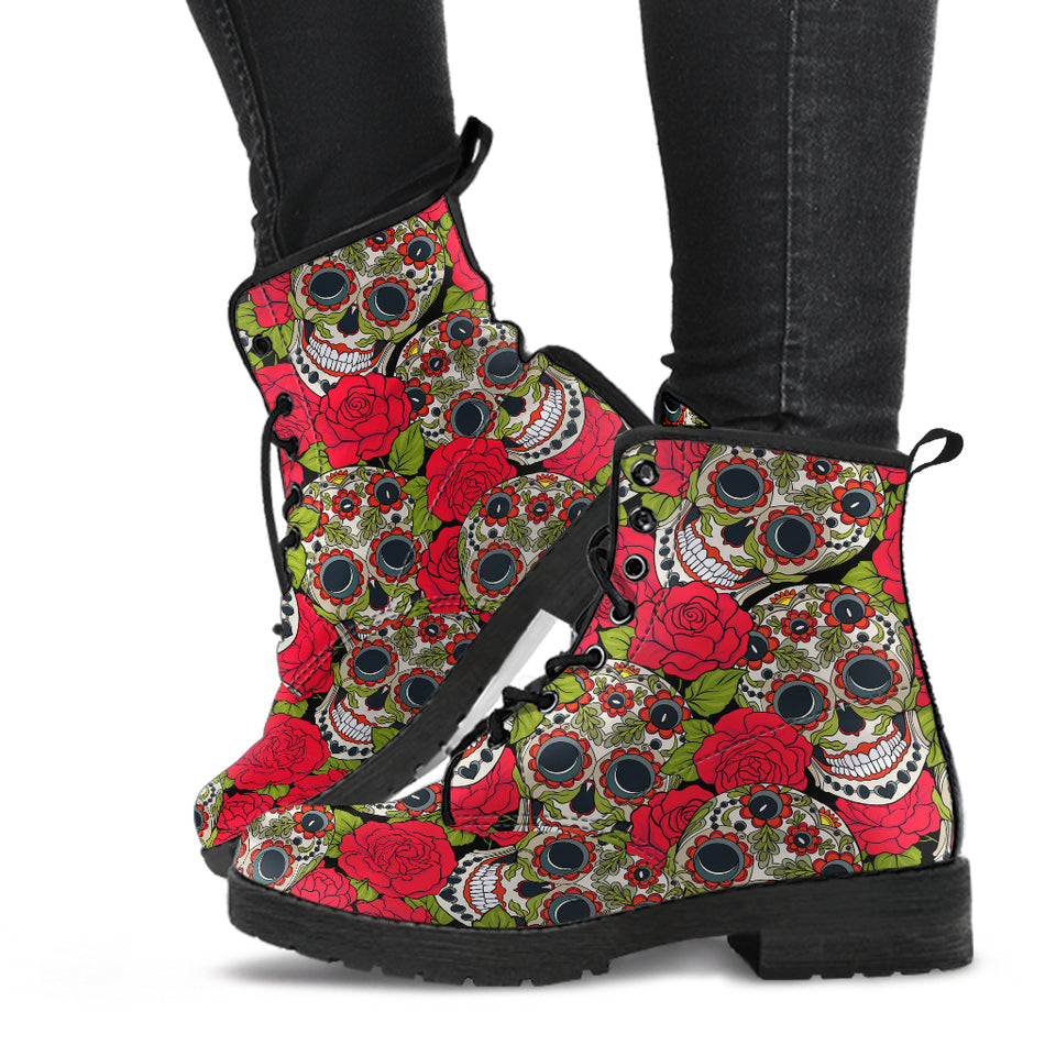 Womens Skull Boots, Womens Leather Boots, premium Boots Women, Handcrafted Boots