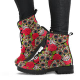 Womens Skull Boots, Womens Leather Boots, premium Boots Women, Handcrafted Boots