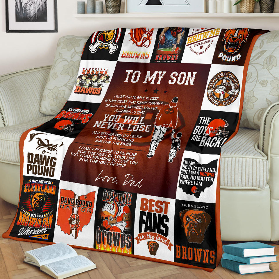 Cleveland Browns Quilt Blanket 01 copy