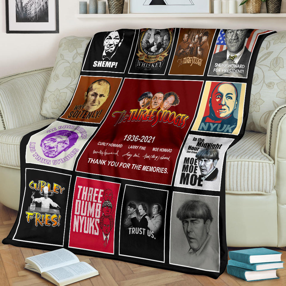 The Three Stooges Blanket copy