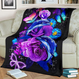 Beautiful Dolphin Dolphin Lovers Blanket