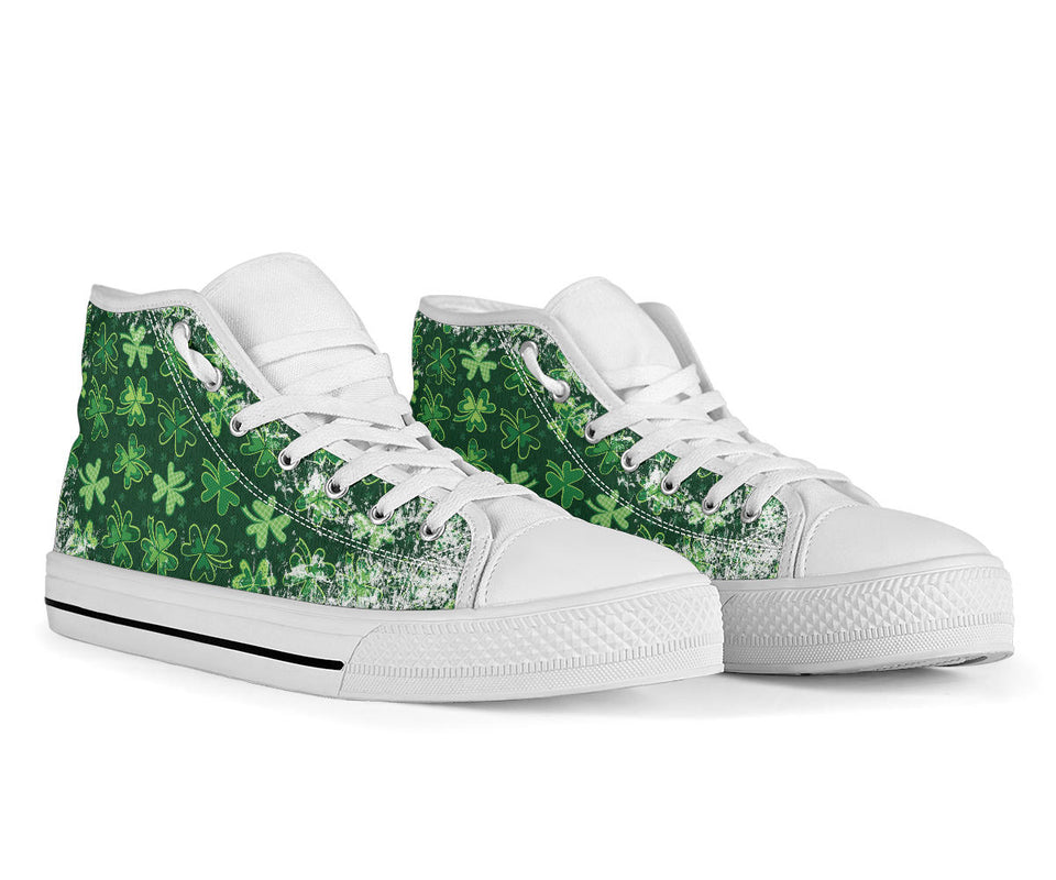 Lucky Shamrock of St.Patrick Custom printed Sneakers