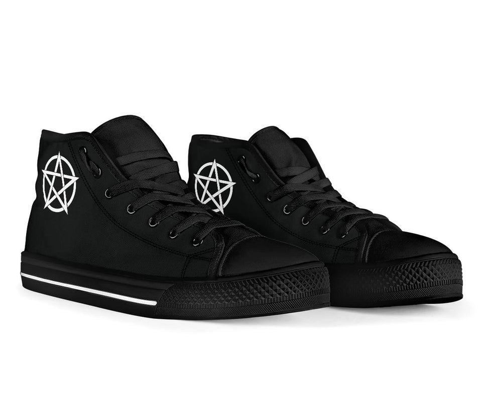 Pentacle Ladies High Top Shoes