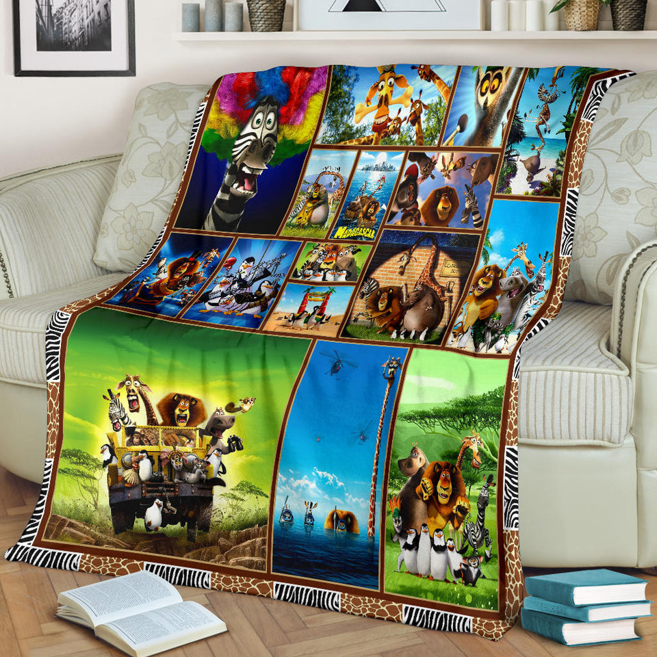 Madagascar Movies Blanket