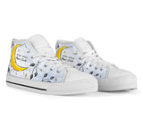 Stay Wild Moon Child  Golden Moon hand painted shoes